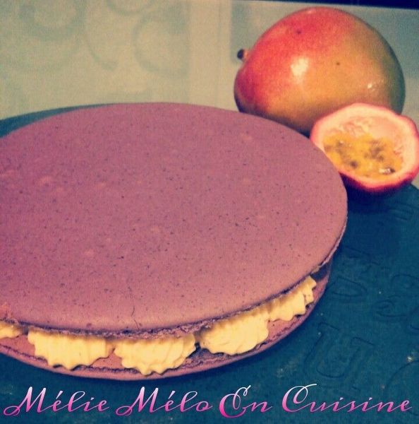 macaron mangue passion glacé ( avec ou sans thermomix )