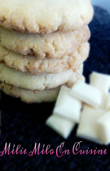 Cookies au chocolat blanc ( avec ou sans thermomix )