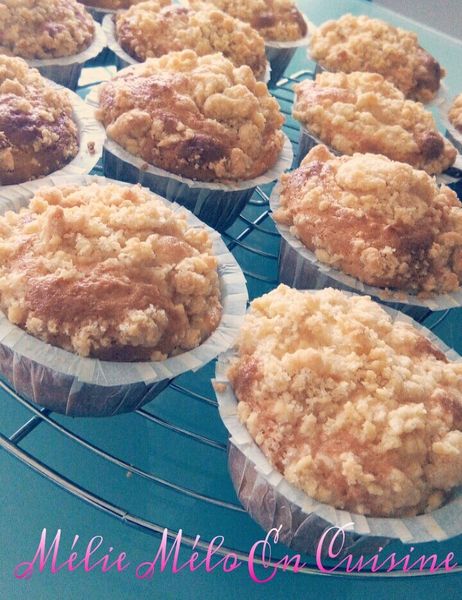 muffin crumble de pomme