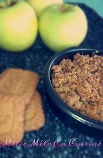 Crumble pomme spéculoos ( avec ou sans thermomix )