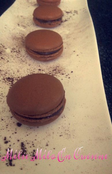 macaron tout chocolat ( avec ou sans thermomix )