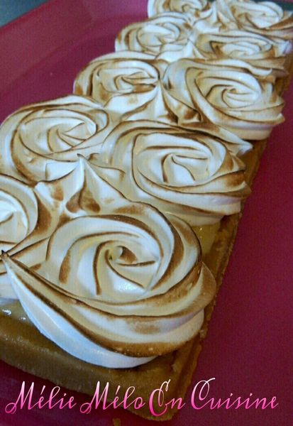 tarte au citron meringuée sans cuisson ( avec ou sans thermomix
