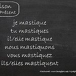 Conjugaison du verbe mastiquer au présent de l'indicatif