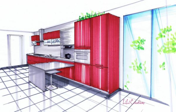 CUISINE ROUGE A2