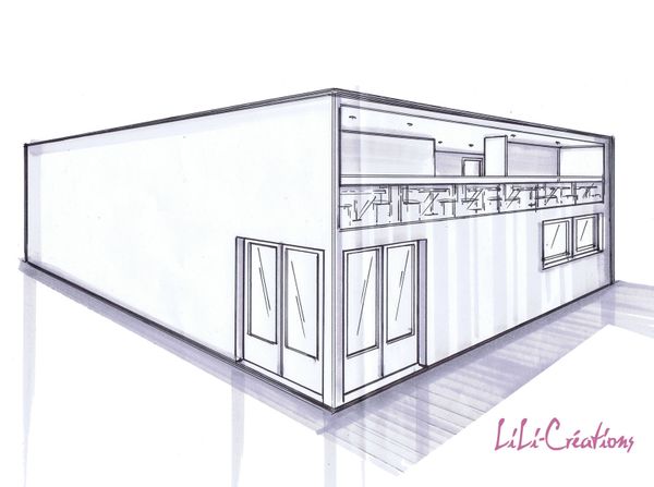 STAND D’EXPOSITION EN CONTAINERS
