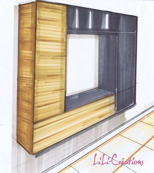 meuble d'entrée, pratique pour ranger et s'habiller