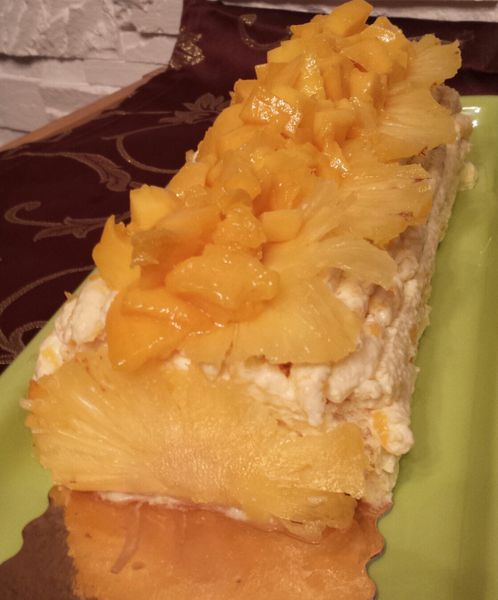 Dossier de Noël #6 : Bûche exotique mangue ananas
