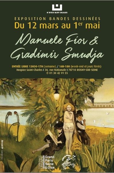 Exposition Manuele Fior et Gradimir Smudja, vernissage et dédicaces le 12 mars 2016