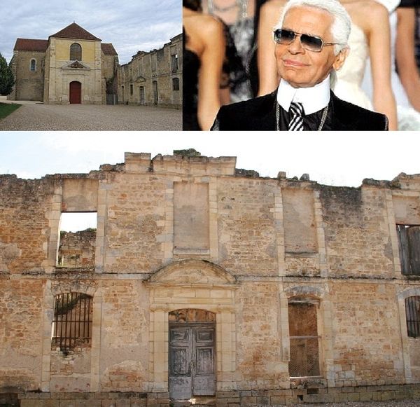 Karl Lagerfeld va louer l'Abbaye de Fontmorigny à Menetou-Couture