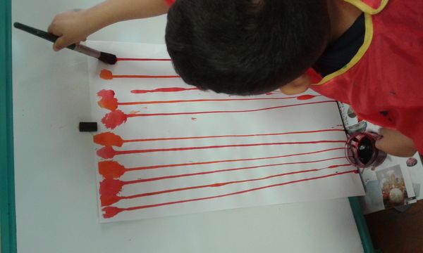Répertoire de traces, la ligne verticale