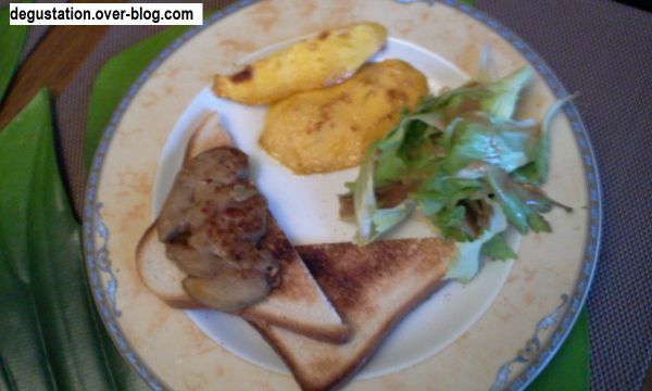 Fois gras poêlé à la mangue