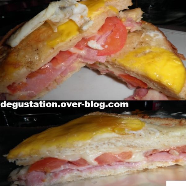 Croque-monsieur à ma façon