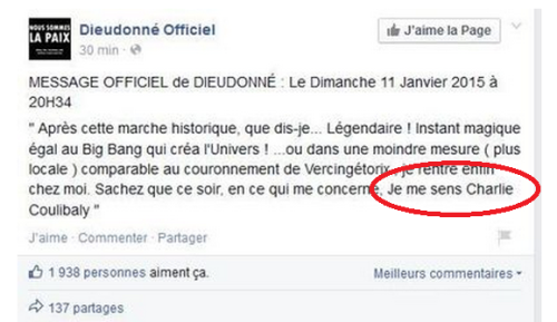 DIEUDONNE. France: « Charlie-Coulibaly » ou l’effroyable imposture médiatico-politique