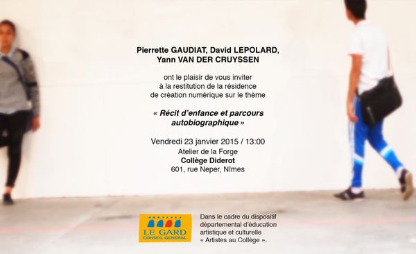 Résidence "artiste au collège" Nimes