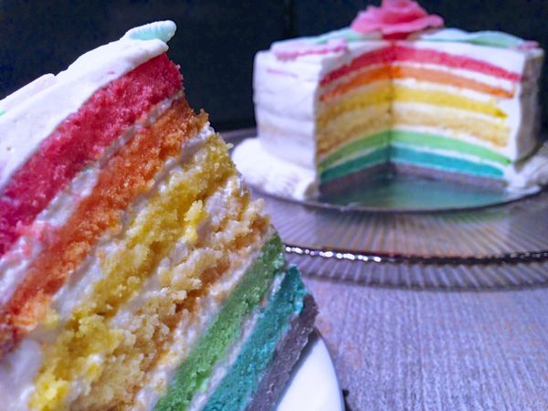 The Rainbow Cake...