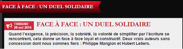 Face à face
