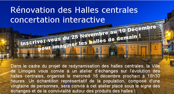 Halles centrales : donnez votre avis !