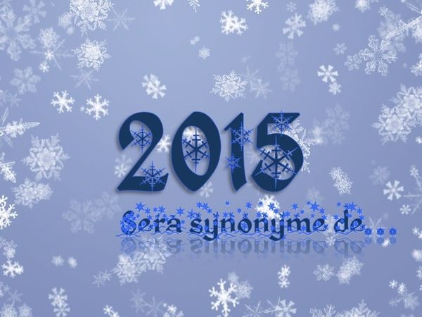 Bonne année !!!