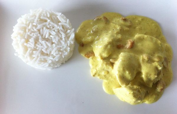 Poulet curry - noix de cajou