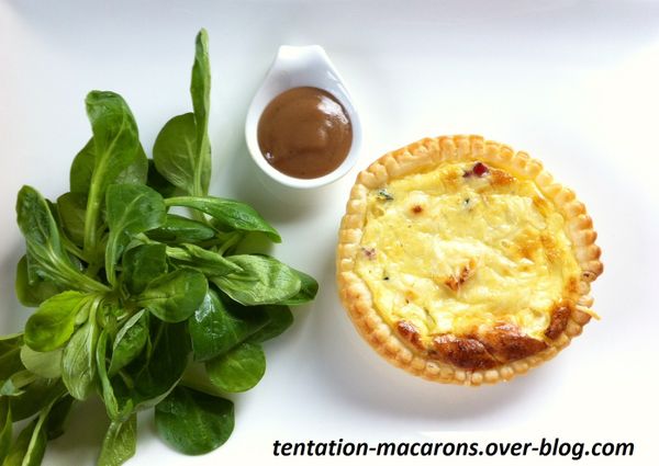 Quiches bacon-courgettes-vache qui rit