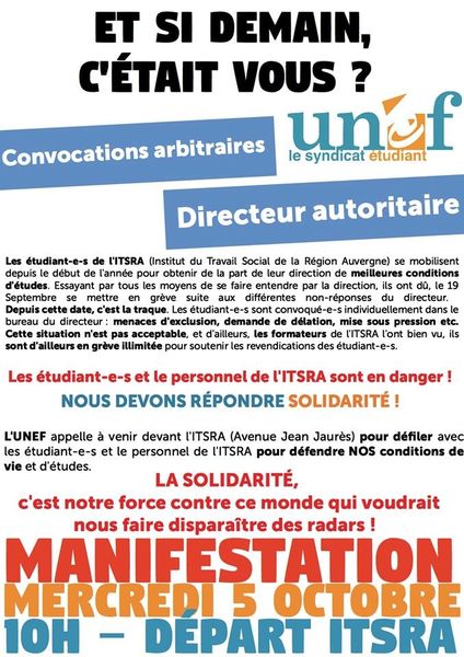 La situation empire à l'ITSRA