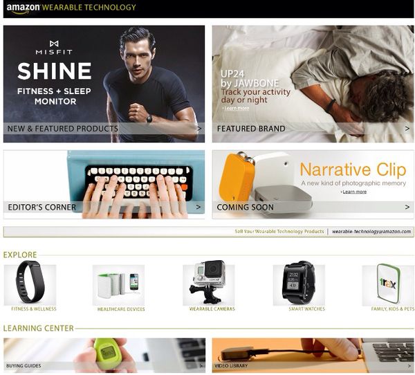 Amazon ouvre une nouvelle rubrique pour les objets connectés