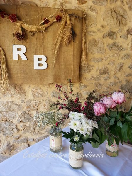 Boda de Belén y Román - Catalpas centro de jardinería