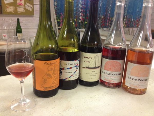 Petites lampées très naturelles pour "à-rosé" l'automne ou la fin de l'été...