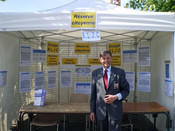 Bernard Labauge, membre du groupe RLJC, correspondant défense et membre du conseil municipal de Baulne.