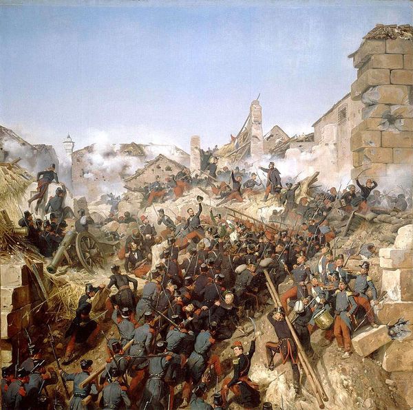La prise de Constantine en 1837 (tableau d'Horace Vernet).