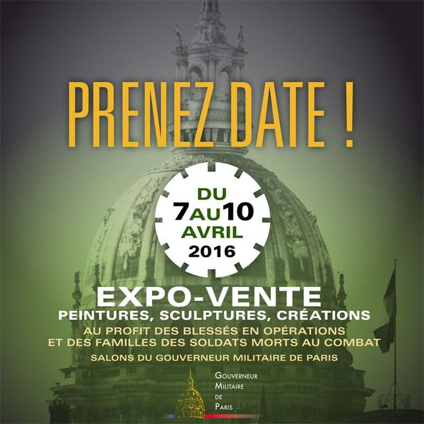 Expo-vente dans les salons du GMP au profit des blessés.