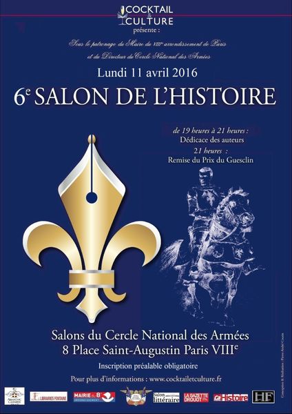 11 avril 2016 : 6e Salon de l'Histoire.