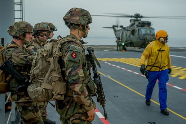 La 9e brigade d'infanterie de marine.