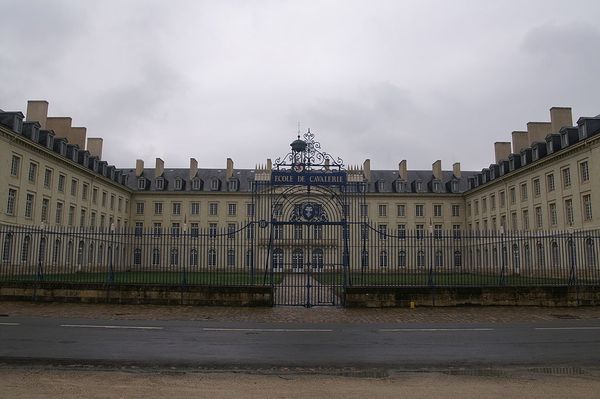 L'école de cavalerie à Saumur.