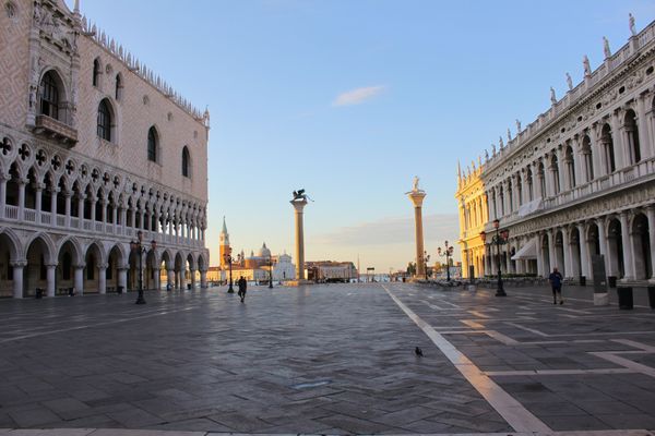 La Place Saint Marc, Venise, Italie