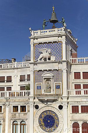 La Tour de l'Horloge, Tour des Maures, Venise, Italie