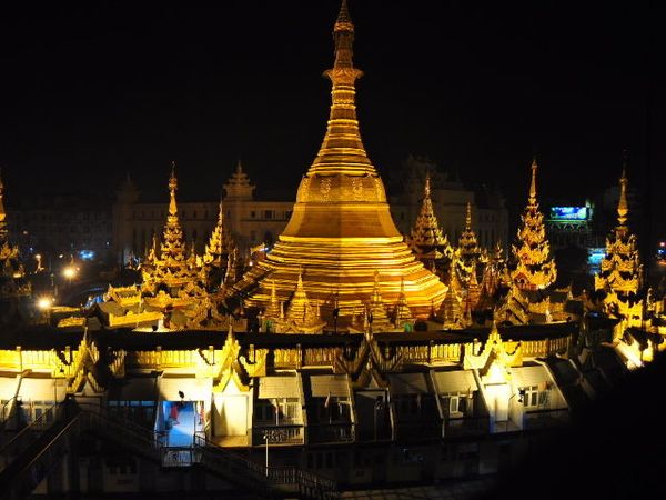 Pagode Sule, Yangon, Rangoun, Birmanie