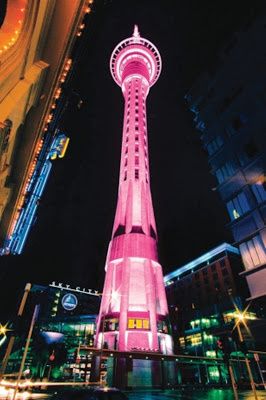 La Sky Tower, Auckland, SkyWalk et Sky Jump, Nouvelle Zélande