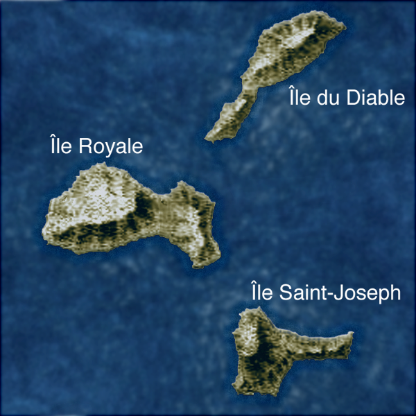 L'île du Diable, Bagne de Guyane, île royale, île Saint Joseph, Les îles du Salut, Guyane