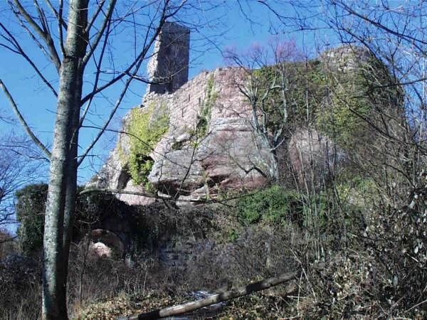 Le Château du Guirbaden, Mollkirch, Bas-Rhin, Alsace