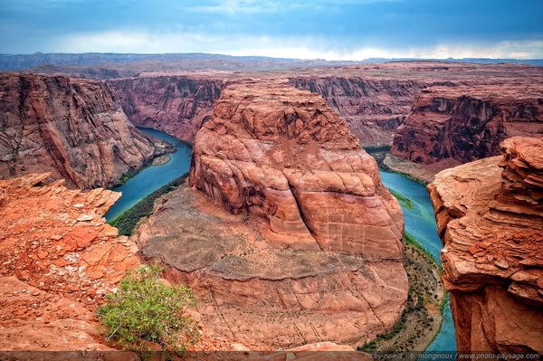 Le Fer à Cheval du fleuve Colorado, Horseshoe Bend, Arizona, Amérique