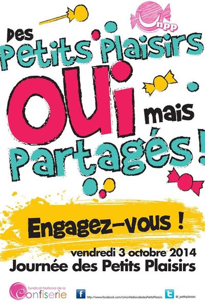 Le 3 octobre: journée des petits plaisirs oui mais........
