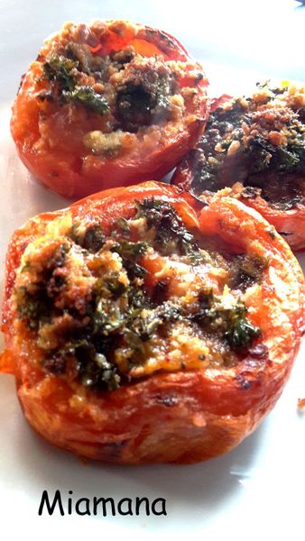 Tomates provençales à ma façon