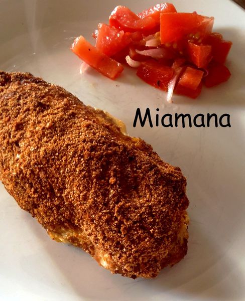 Poulet croustillant tandoori au fromage