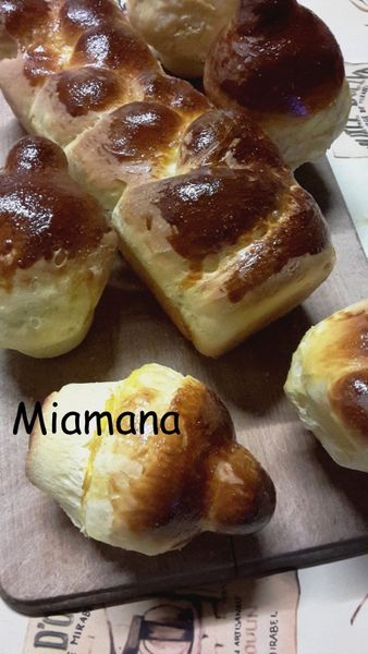 Brioches à la crème fraiche