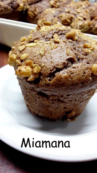 Muffins gourmands Nocciolata Crumble