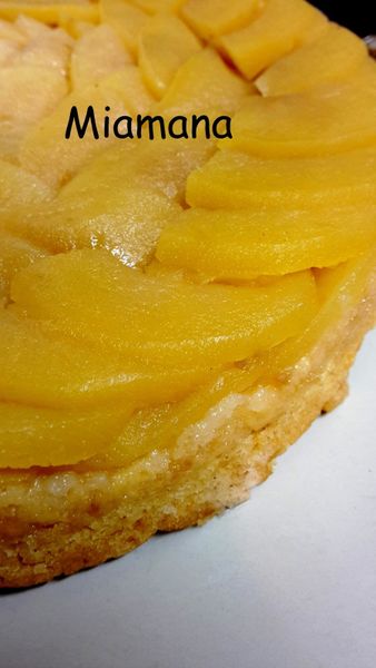 Tarte retournée aux pommes vanillées