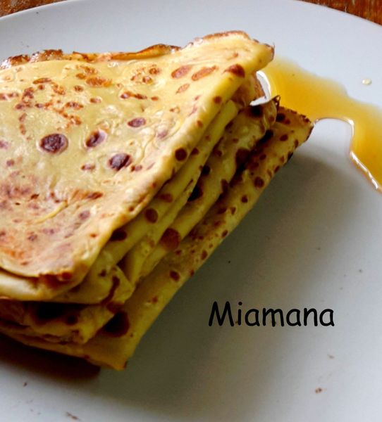 Crêpes citron miel
