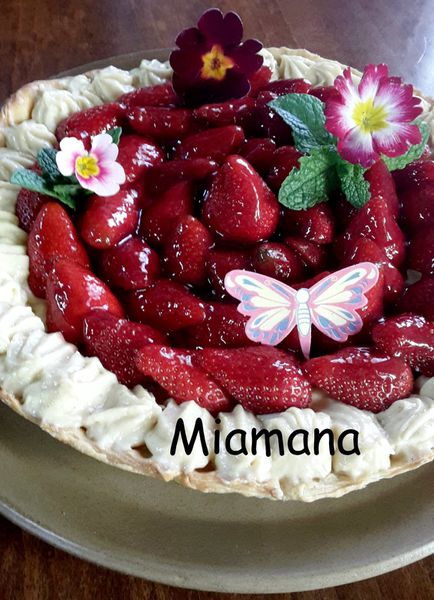 Tarte aux fraises à ma façon