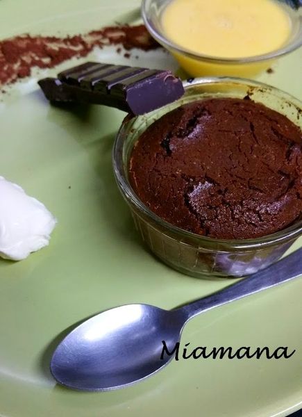 Fondant au chocolat et Nutella